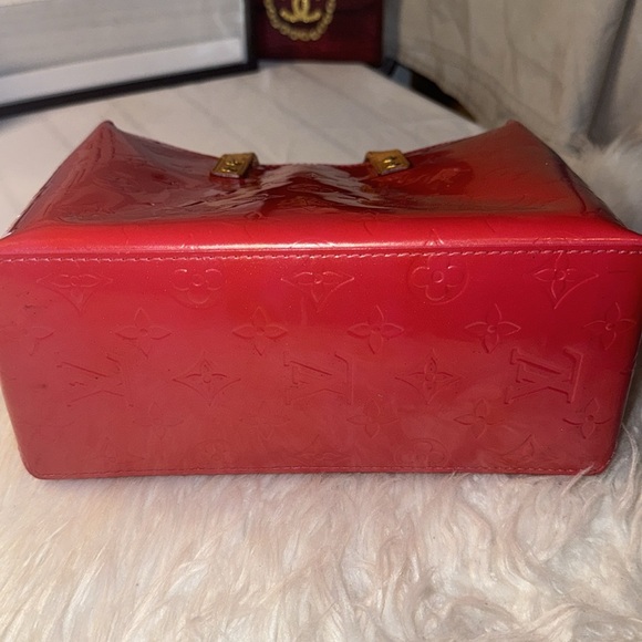 Louis Vuitton Framboise Monogram Vernis Reade PM Bag GUC - Picture 9 of 13